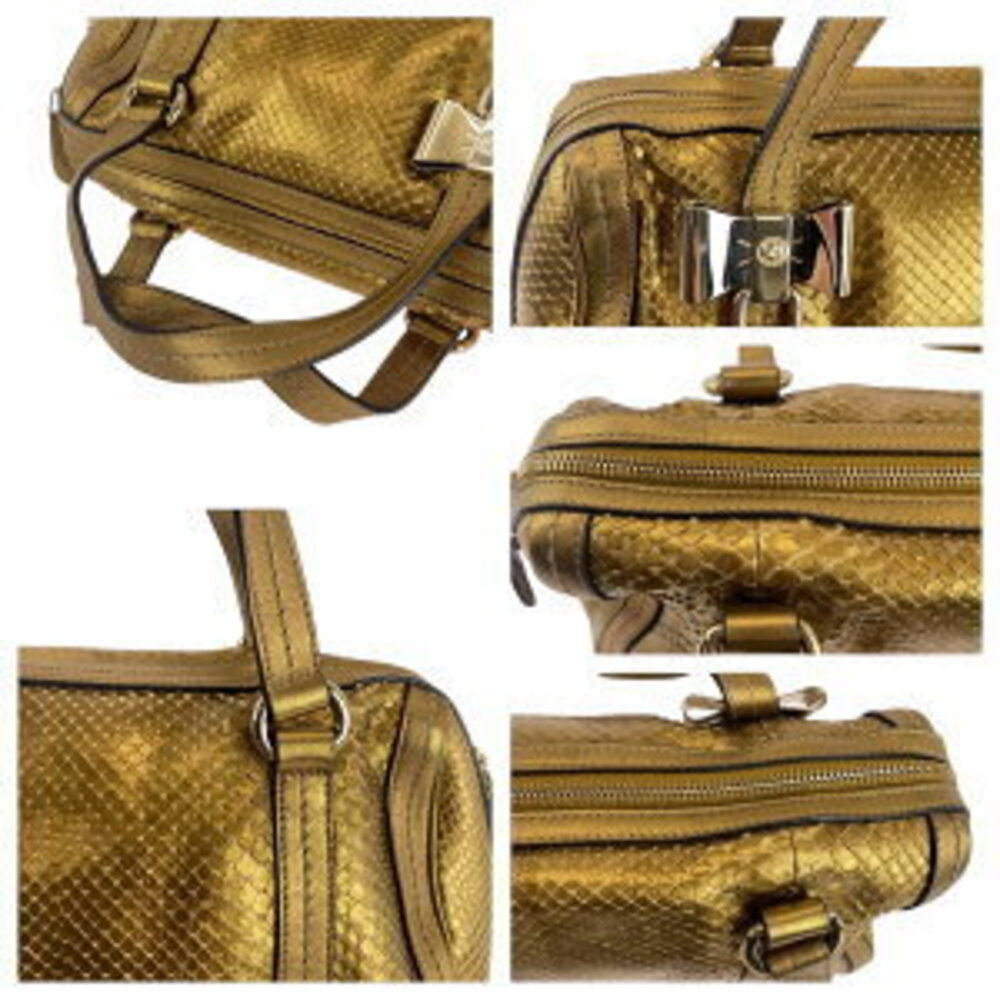 Gucci Python handbag shoulder bag - Picture 5 of 10